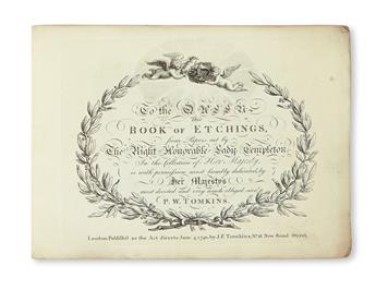 (CHILDRENS LITERATURE.) TOMKIN, P.W. To the Queen this Book of Etchings from Papers Cut by the Right Honourable Lady